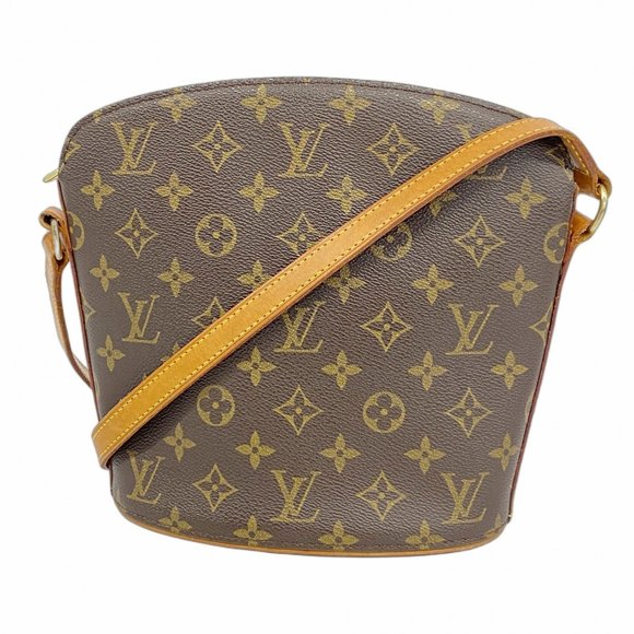 Louis Vuitton Monogram Drouot Shoulder Bag M51290 Brown Women's - Picture 1 of 10